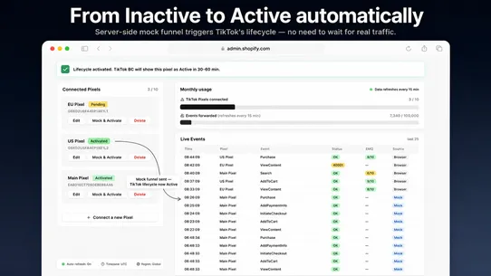 25Tools: TikTok Pixel Manager screenshot