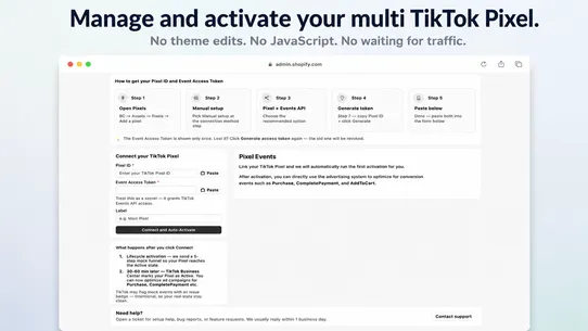 25Tools: TikTok Pixel Manager screenshot