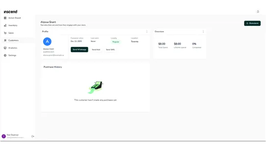 Inscend screenshot