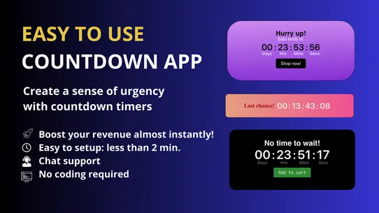 TicTac ‑ Countdown Timer bar screenshot