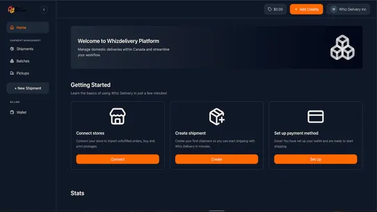 Whiz Delivery screenshot
