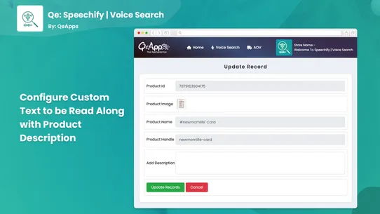 Qe: Speechify | Voice Search screenshot