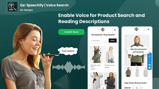 Qe: Speechify | Voice Search screenshot