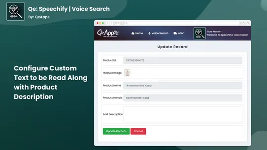 Qe: Speechify | Voice Search screenshot