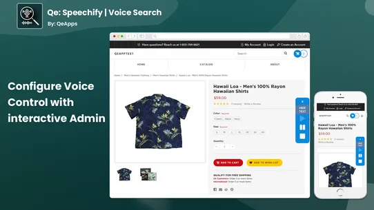Qe: Speechify | Voice Search screenshot