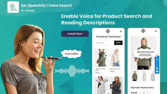 Qe: Speechify | Voice Search screenshot