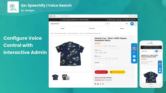 Qe: Speechify | Voice Search screenshot