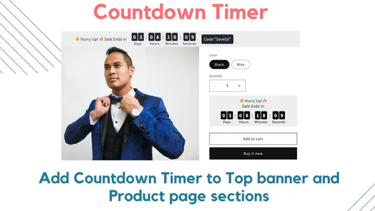 Profy Banner &amp; Countdown Timer screenshot