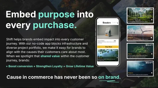Shift ‑ Cause in Commerce screenshot