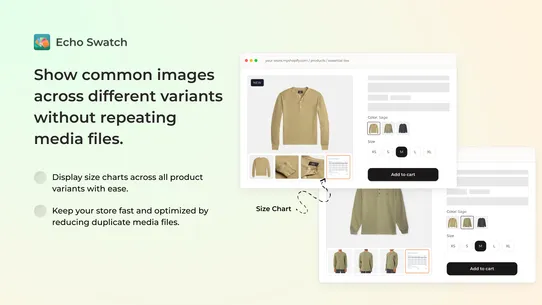 Echo Swatch &amp; Variant Images screenshot