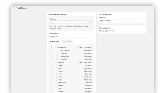 Tag Changer by MVIDEV screenshot