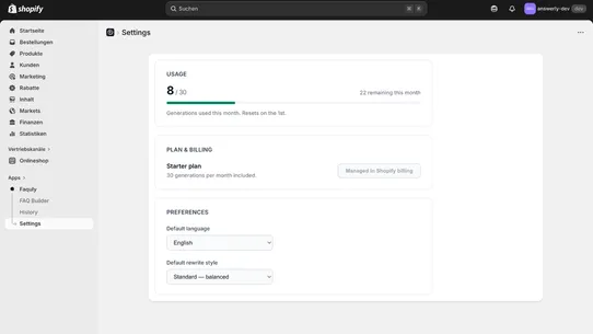 FAQuly – Fastest FAQ Builder screenshot