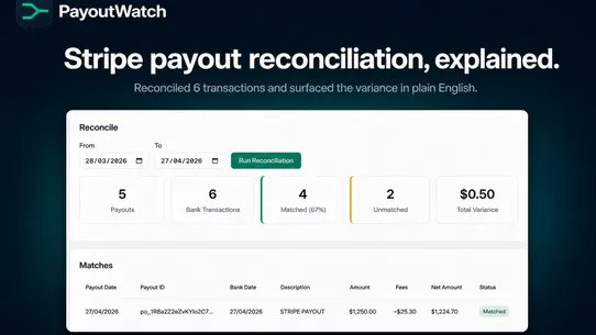 PayoutWatch screenshot