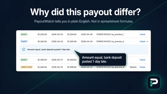 PayoutWatch screenshot