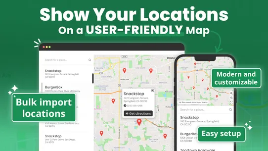 MAPMIGO: Store Locator &amp; Maps screenshot