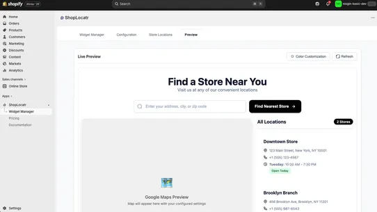 ShopLocatr screenshot