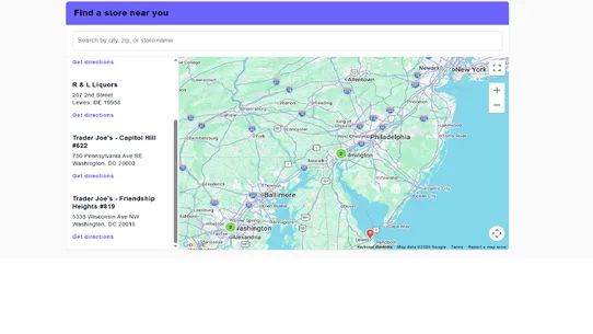 Modern Store Locator screenshot
