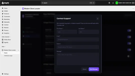 Modern Store Locator screenshot