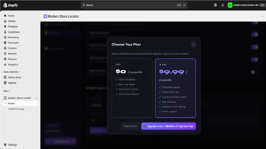 Modern Store Locator screenshot