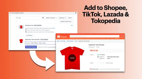 Easy Shopee, Lazada &amp; TikTok screenshot