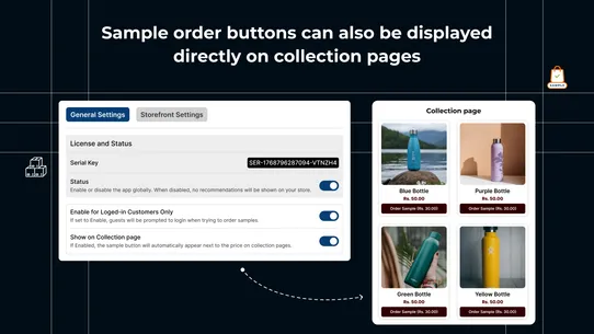 Milople Sample Order screenshot