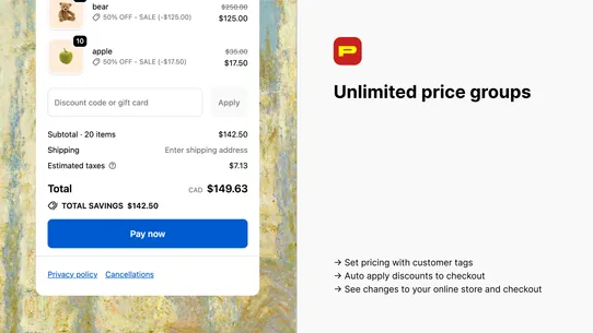 Pallet ‑ B2B Wholesale Pricing screenshot