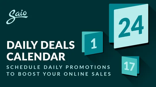 Saio: Daily Deals Calendar screenshot