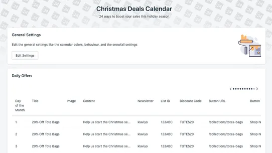 Saio: Daily Deals Calendar screenshot