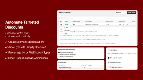 Nova ‑ Customer Segments screenshot