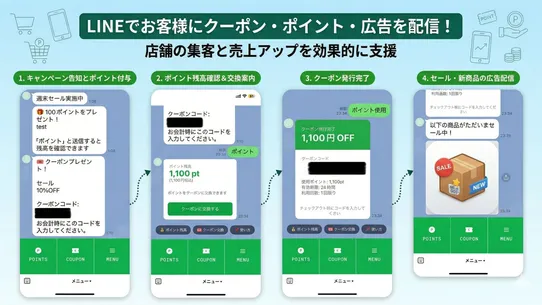 LINE連携コマース screenshot