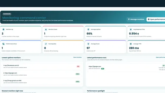 Lelocy Web Monitoring screenshot