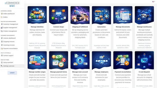 eCommerce One screenshot