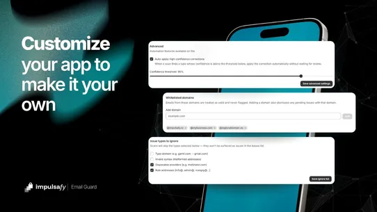 Impulsafy ‑ Email Guard screenshot