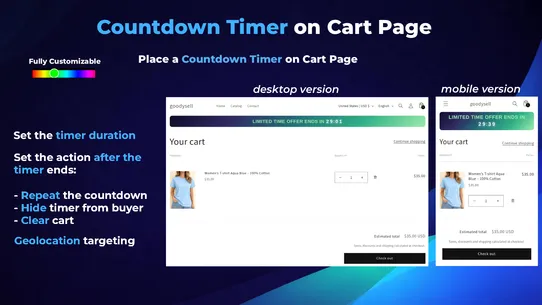 GoodySell: Countdown Timer Bar screenshot