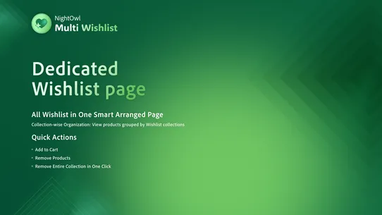 NightOwl Multi Wishlist screenshot