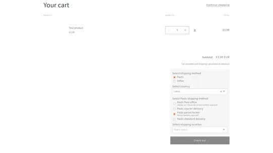 Pasts Shipping screenshot