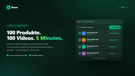 Buust KI UGC Video Maker Sales screenshot