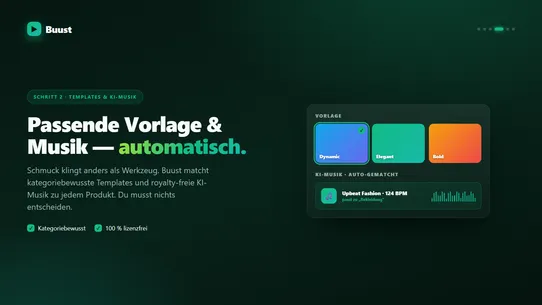 Buust KI UGC Video Maker Sales screenshot