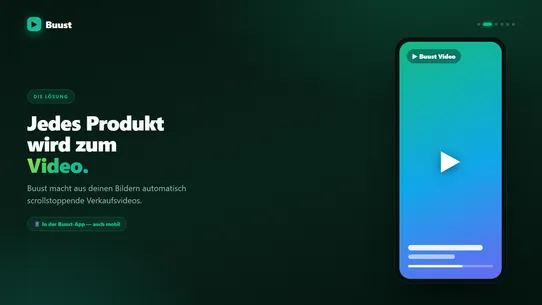 Buust KI UGC Video Maker Sales screenshot