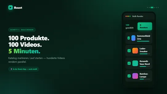 Buust KI UGC Video Maker Sales screenshot