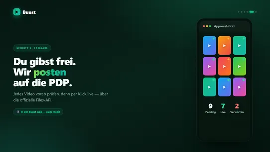 Buust KI UGC Video Maker Sales screenshot