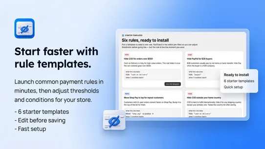 Paywire: Hide Payment Methods screenshot