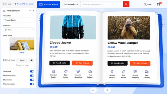 Photo &amp; Product Albums screenshot