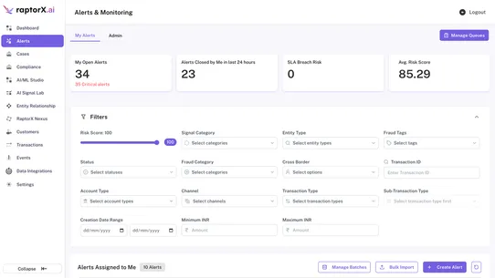 raptorX screenshot