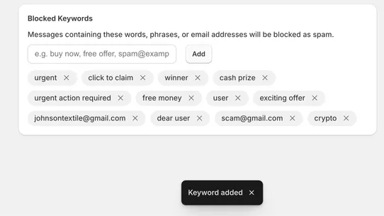 FormGuard ‑ Spam Blocker screenshot