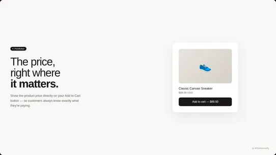 PriceButton screenshot