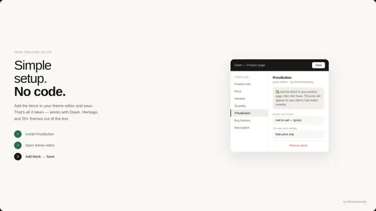 PriceButton screenshot