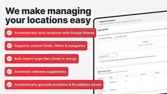 Stockist Maps: Store Locator screenshot