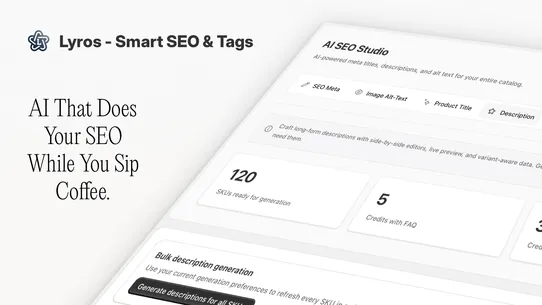 Lyros ‑ Smart SEO &amp; Tags screenshot