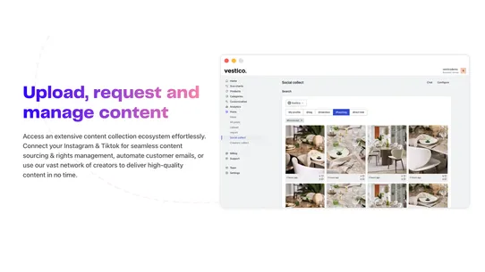 Vestico Shoppable Video &amp; UGC screenshot